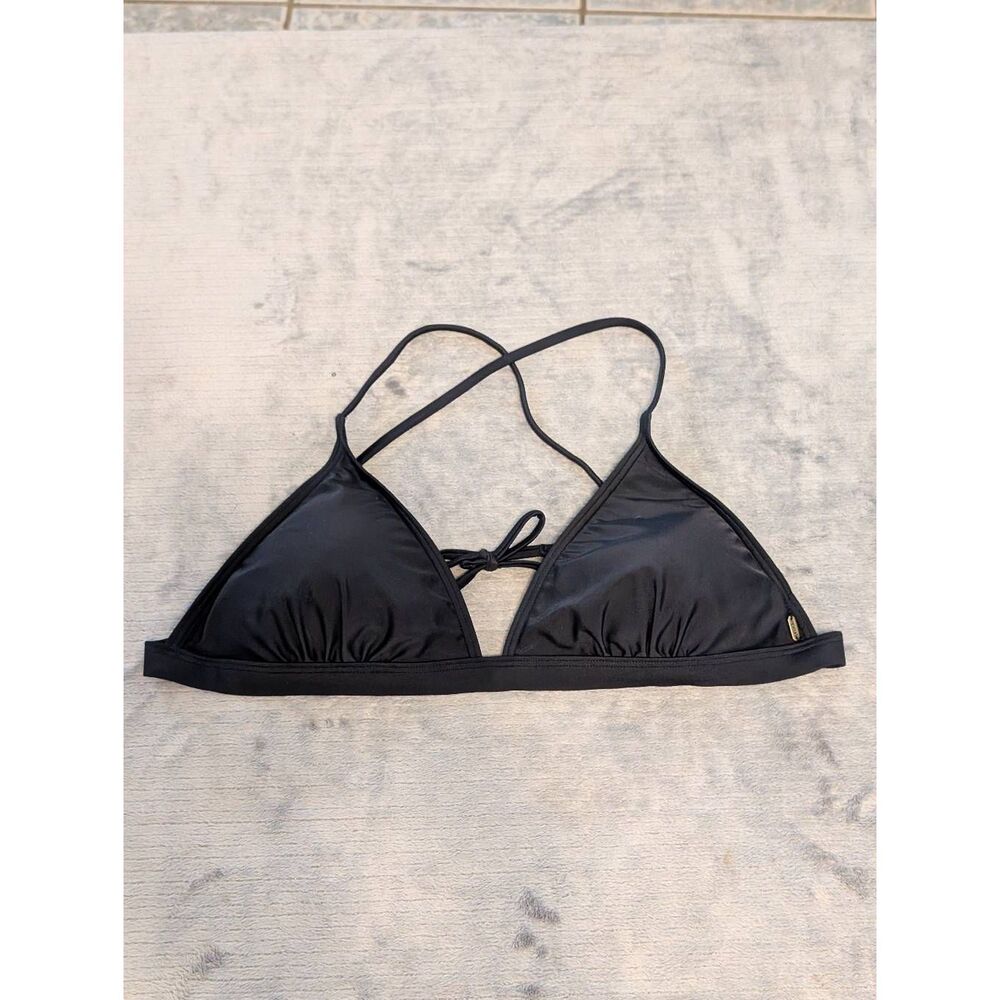 Rip Curl Classic Surf Crossback Triangle Bikini Top size L Black